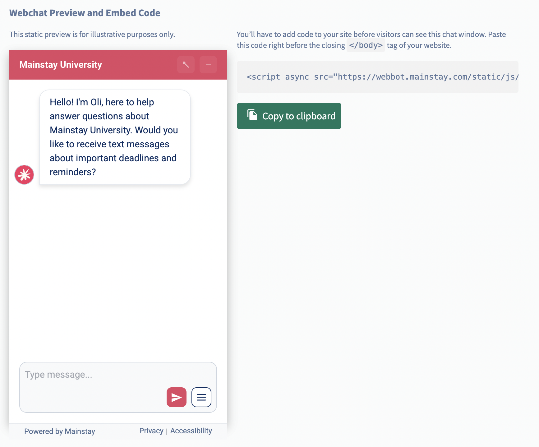 Webchat Settings preview and embed.png